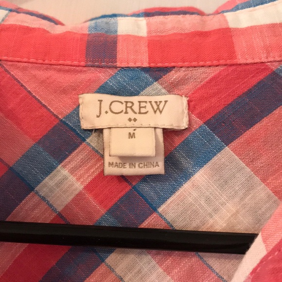 J.Crew Plaid Long Sleeve - Picture 2 of 6
